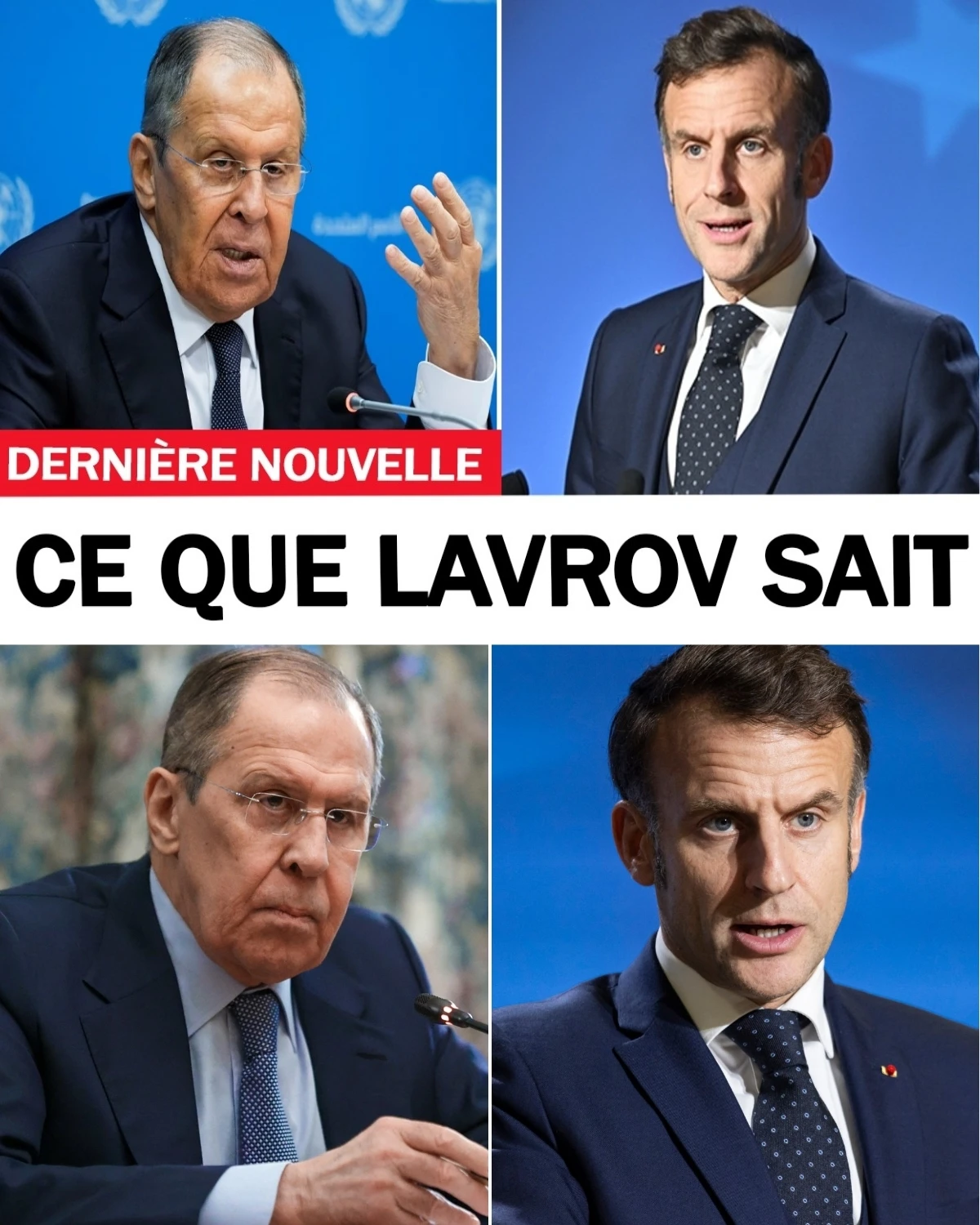 Le ton monte ! Sergueï Lavrov brise les codes en qualifiant le président de "figurine de Washington". 😱 Derrière l'insulte, Moscou dénonce une opération secrète : "Aigle Noir".