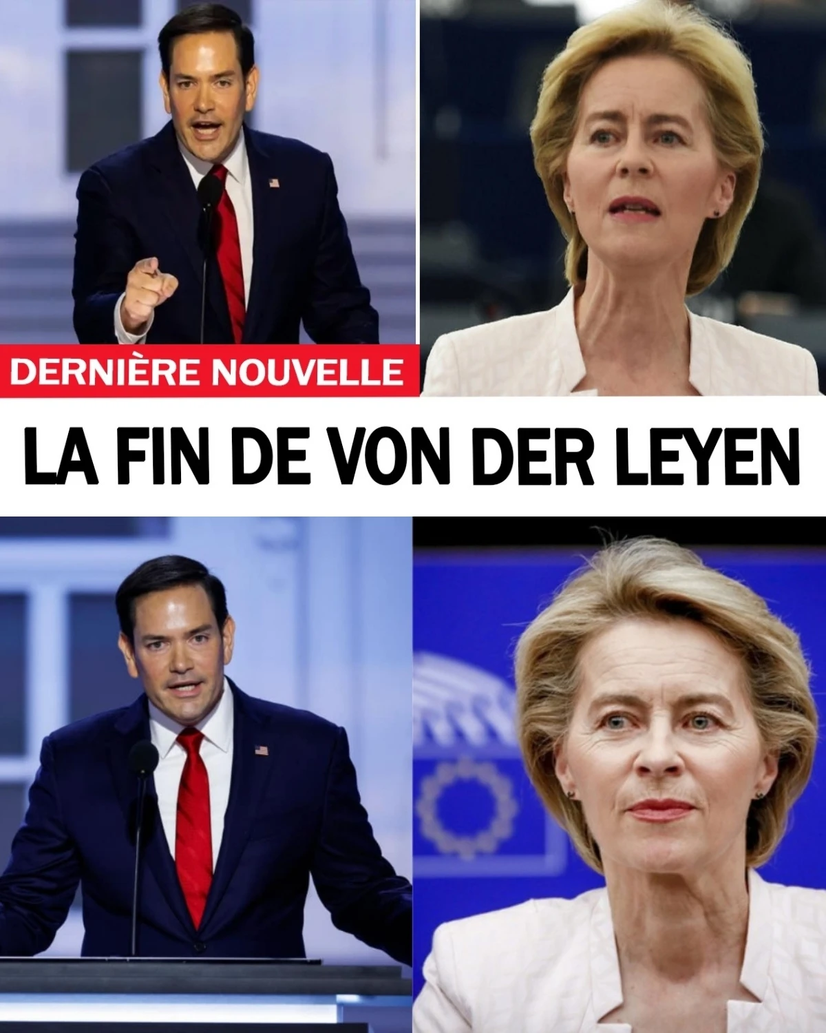 L'Union Européenne vit-elle ses dernières heures ? Marco Rubio vient de lancer une bombe diplomatique face à Ursula von der Leyen... Dossiers secrets, collusion avec la Chine et détournements massifs : les révélations de Washington sont terrifiantes !