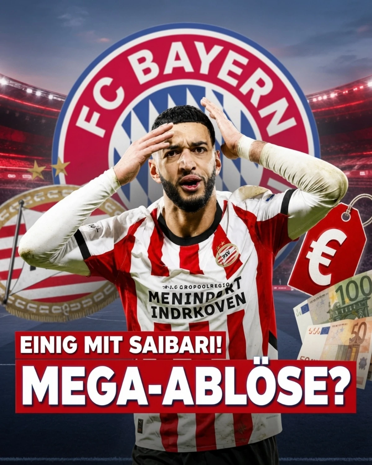 Die Tinte ist fast trocken: Vincent Kompany kriegt seinen absoluten Wunschspieler! Ismael Saibari hat Bayern die mündliche Zusage für einen 5-Jahres-Vertrag bis 2031 gegeben! 💥 Nach einem geheimen Telefonat mit dem Coach will der Marokko-Star (gerade mit Doppelpack-Gala!) nur noch nach München!