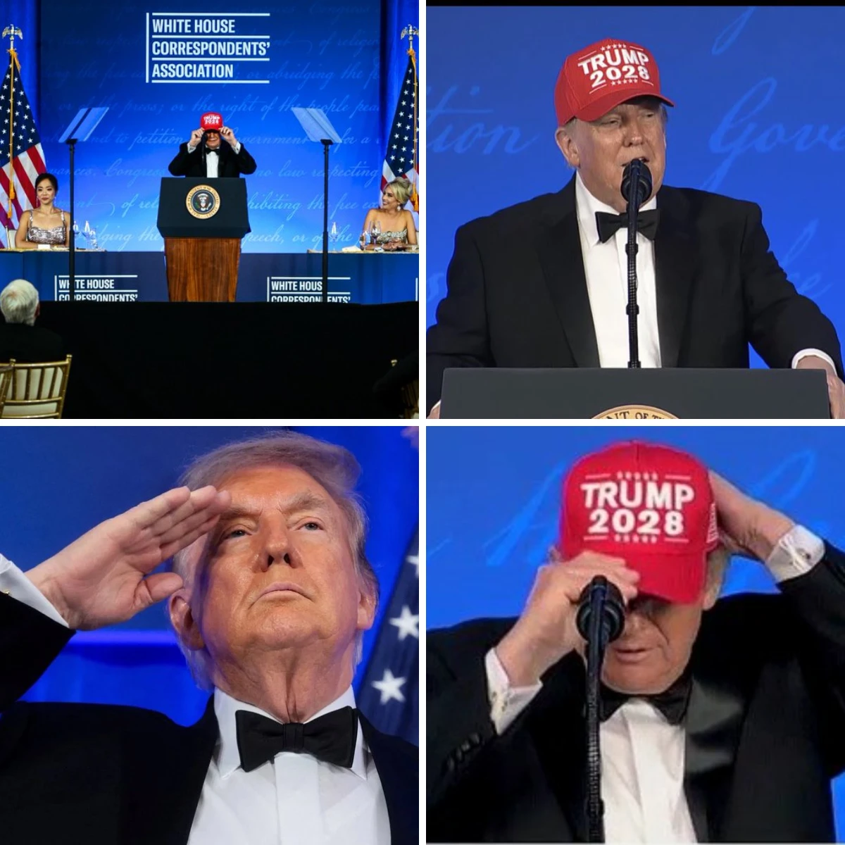 Why Did Trump Put On a Red MAGA Hat at One of Washington's Most Formal Dinners? Here's Why the Moment Stood Out