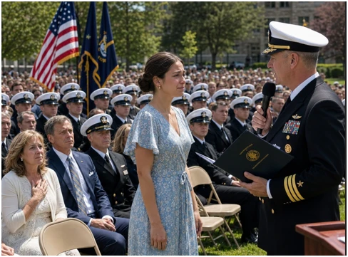 Lors de la cérémonie de mon frère, qui était un Navy SEAL, ma mère m'a dit que je devrais prendre exemple sur lui — puis le contre-amiral a figé toute l'assemblée et a annoncé à haute voix mon véritable grade.