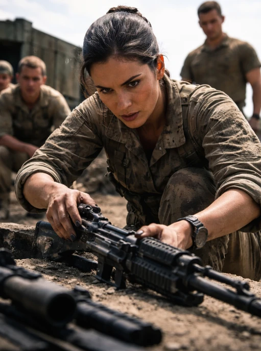 Kobieta w bazie samochodowej ani drgnęła. Z nadejściem zmroku Fort Bragg dowiedział się, dlaczego nawet drapieżniki rozpoznają jednego ze swoich.