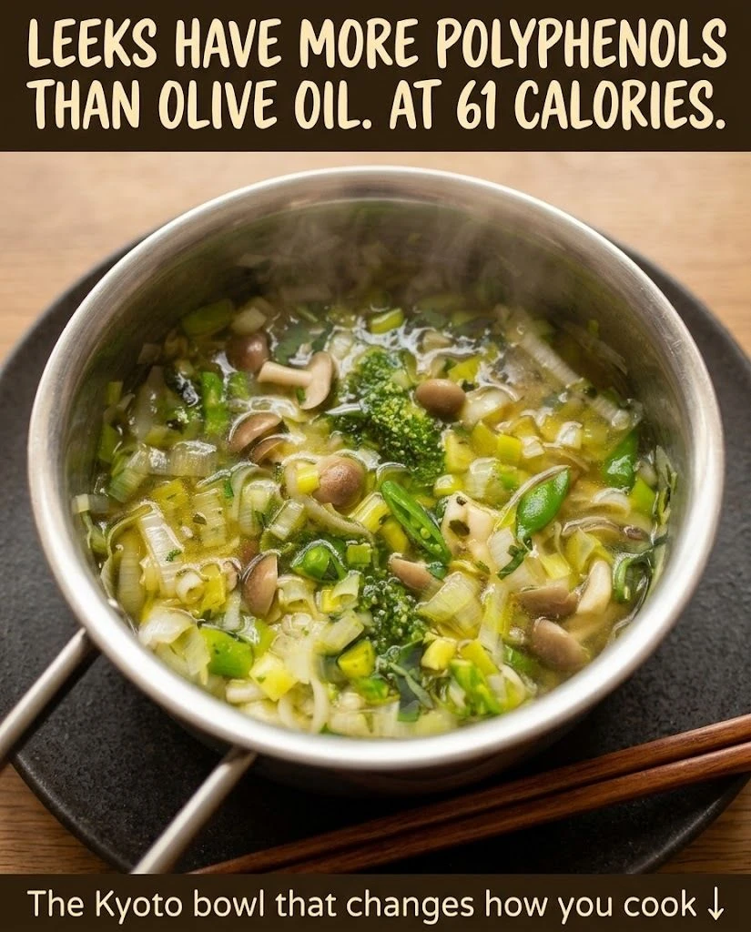 Kyoto-Style Leek & Shimeji Mushroom Soup