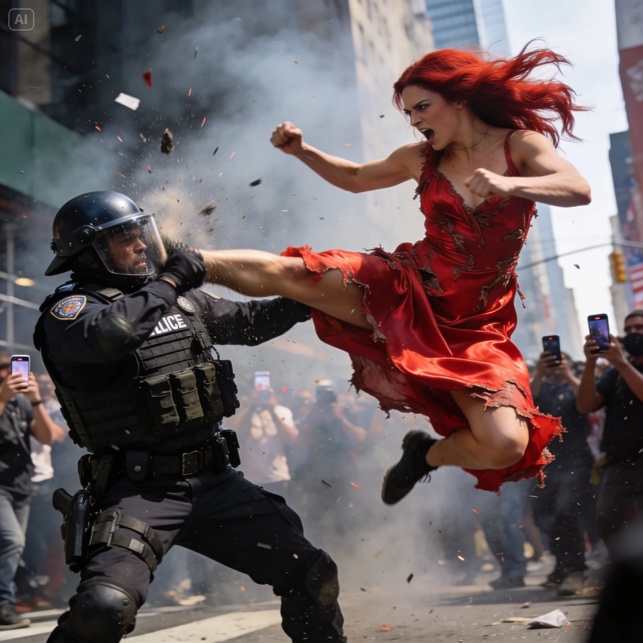 I Exposed a Corrupt Cop in a Red Dress… and He Had No Idea the “Nosy Woman” Was His Police Captain 027