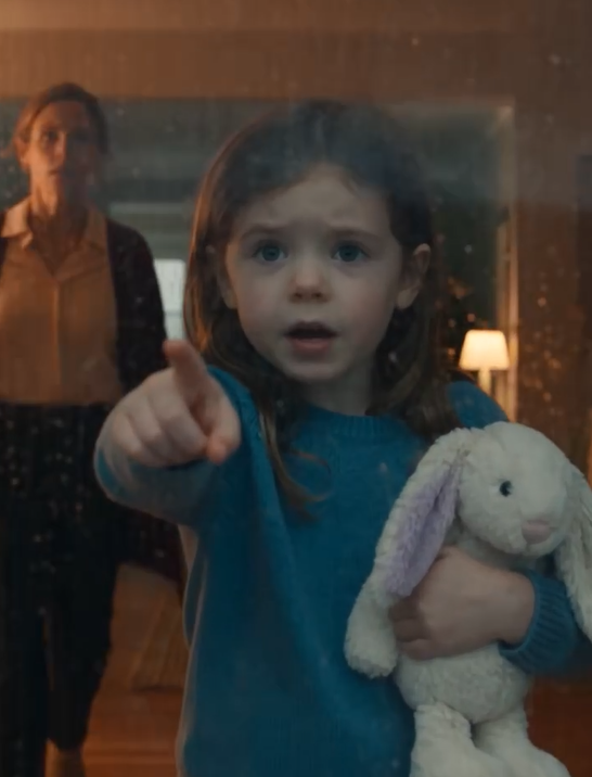 Her daughter saw a girl in the boarded-up house on the other side of the floodwaters… but the rabbit she was carrying revealed the secret her husband had kept hidden for thirty years.
