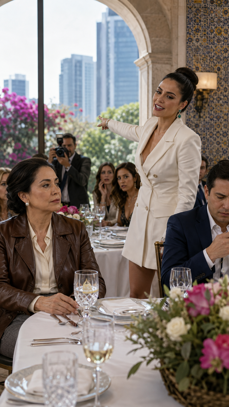 Il m'a envoyé déjeuner avec les serveurs car ma veste gâchait ses photos. Avant le dessert, il a découvert que le restaurant de luxe qu'il affichait portait mon nom de famille depuis trente ans sans le savoir.