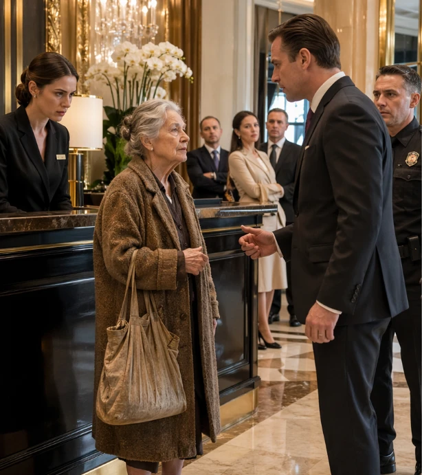 They Laughed at the Old Woman in the Lobby. Then the Hotel Realized Who Had Just Walked Back In.