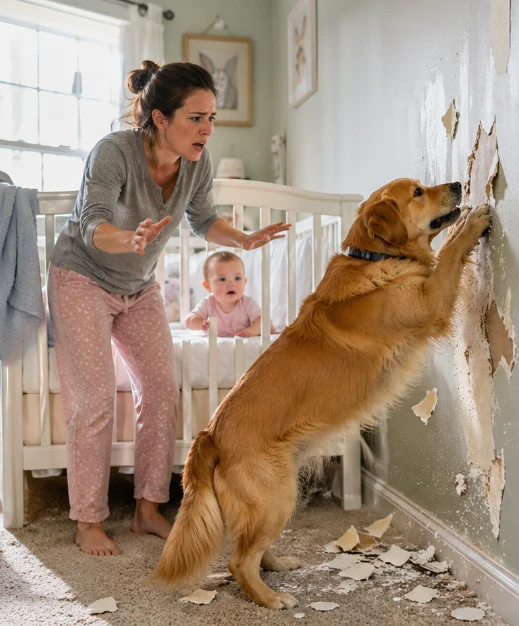 THE DOG WE CALLED CRAZY WAS THE ONLY ONE TRYING TO SAVE OUR BABY