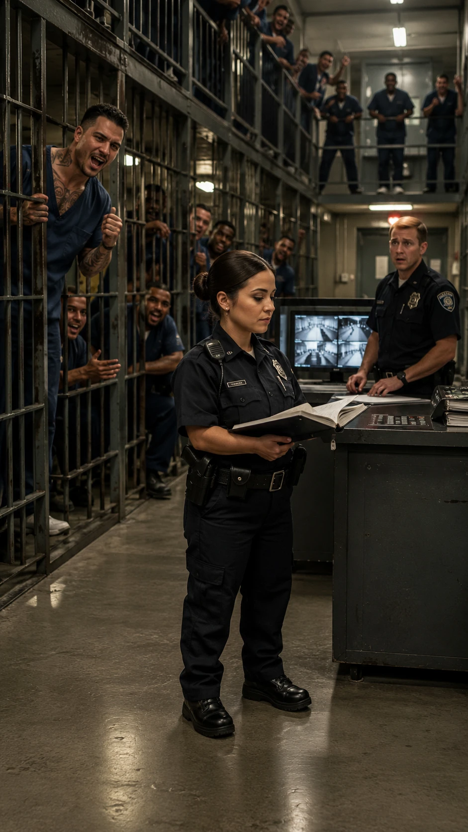 They Laughed at the Smallest Guard Until Her Badge Exposed the King of C-Block.....004