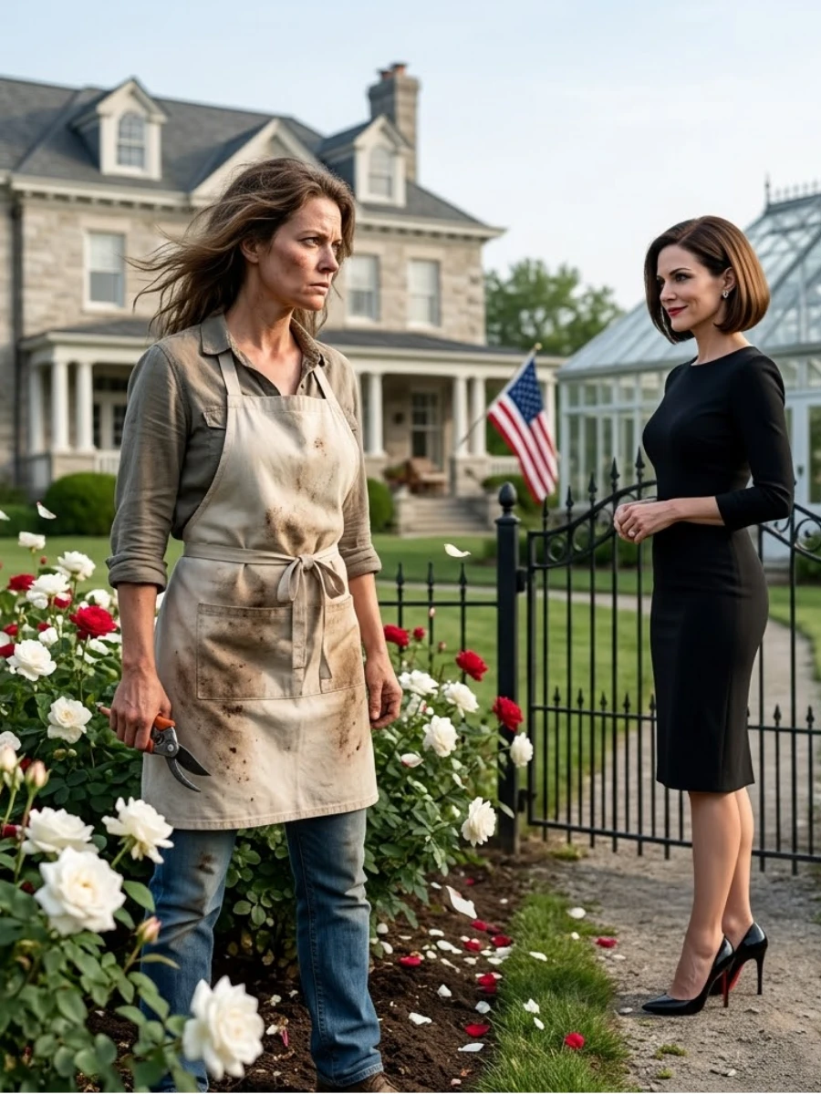 “Start packing,” my ex-husband’s mistress said, standing in my dead father’s rose garden in red-bottom heels