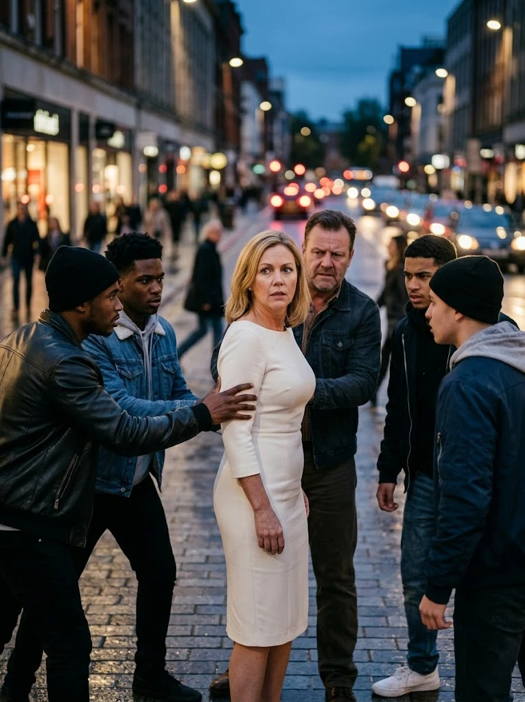 Single Dad Saw Young Men Harassing a Woman — Seconds Later, the Street Went Silent...