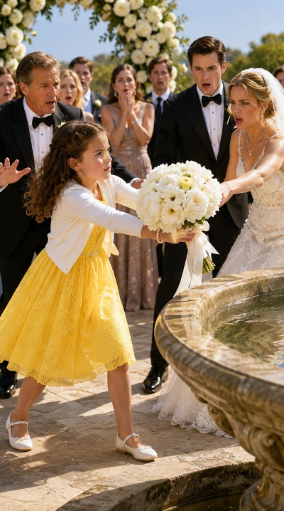 The Silver Locket in the Fountain Exposed the Bride’s Secret Before the Vows Could Bury It Forever-012