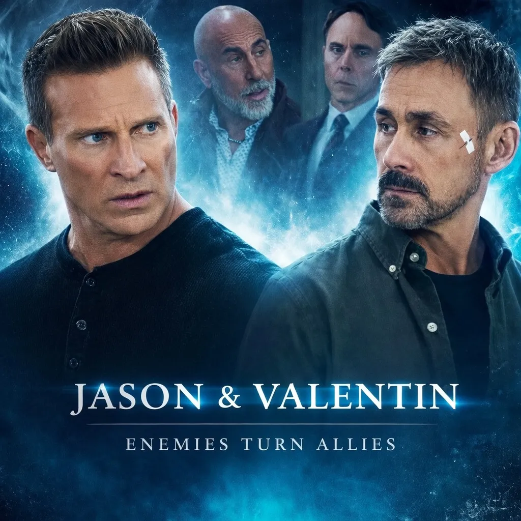 Jason Morgan and Valentin Cassadine Face Tension Amidst Growing Conspiracy Threat