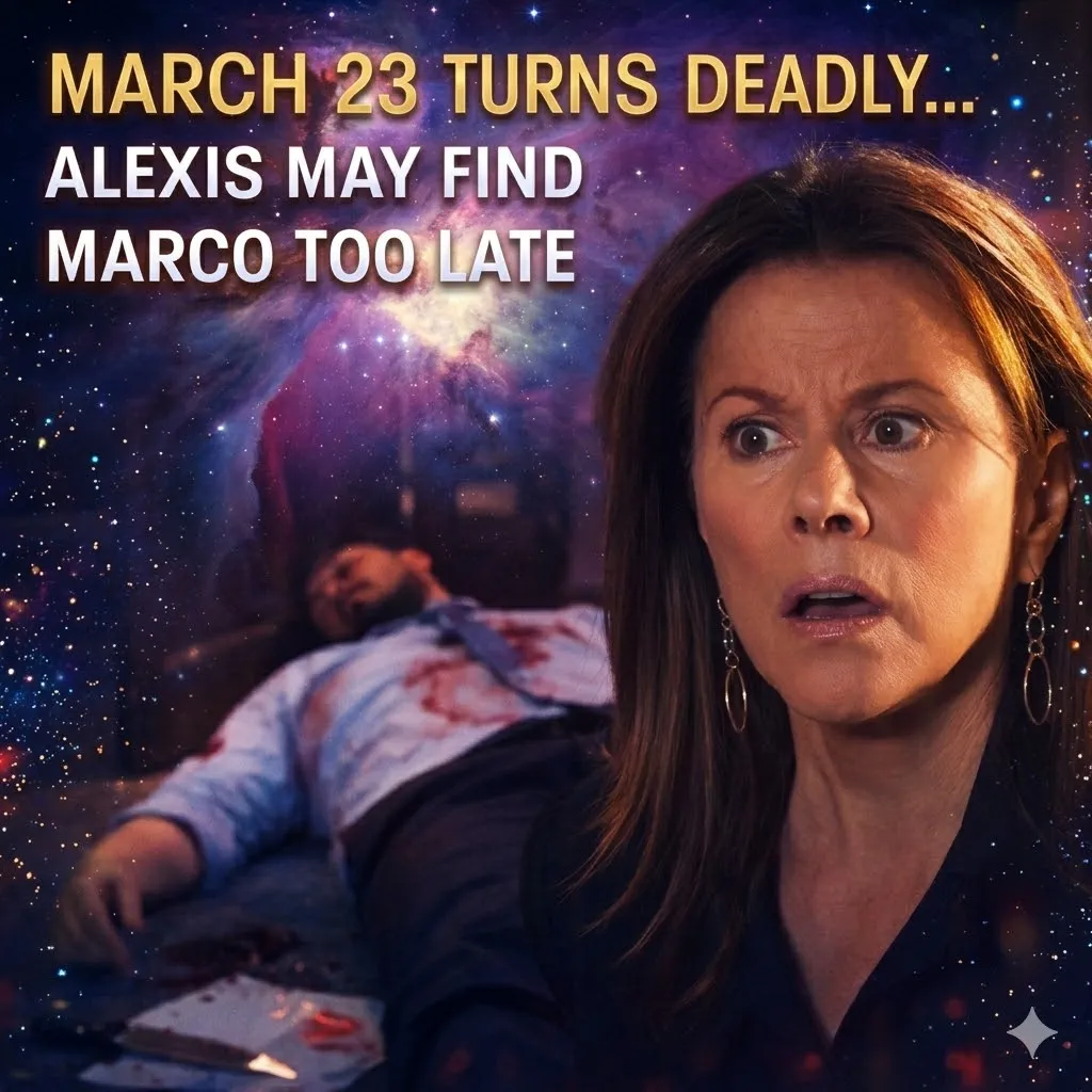 GENERAL HOSPITAL SPOILERS FOR MARCH 23: A BRUTAL BODY SHOCKER MAY LEAVE ALEXIS SCREAMING AS MARCO’S NIGHTMARE ENDS IN BLOOD