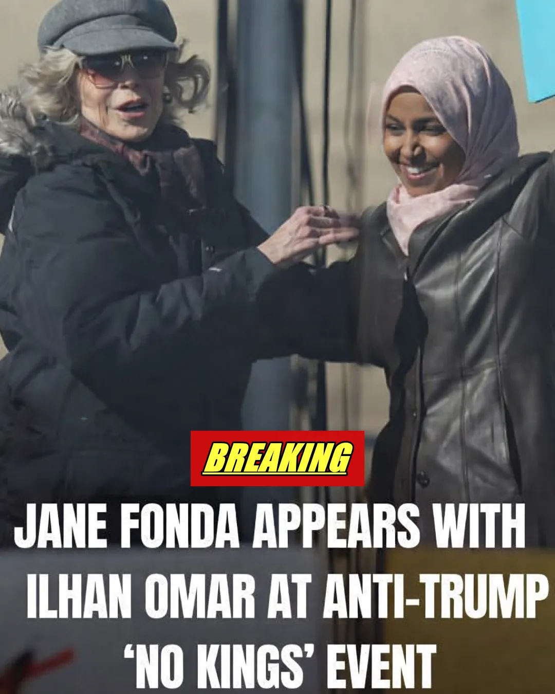 Jane Fonda and Ilhan Omar Unite for Change in Minnesota: A Moment of Power and Hope A Rally for Justice, A Twist That Changed Everything 009